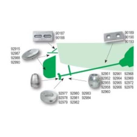 Cink za trup broda Cinkovi za trup