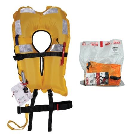 LALIZAS Inflatable Lifejacket, Vacuum Packed, Delta, Manual, 150N, ISO, Adult