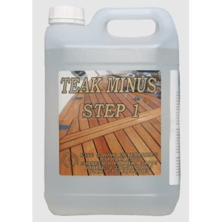 King & King Teak Minus – Čistač tikovine, Korak 1 (5L / 10L) Njega tikovine i drvene površine