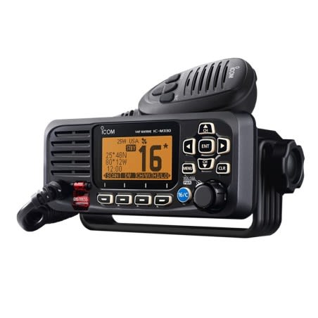 Icom IC-M330GE VHF DSC GPS stacionarna radijska postaja – crna VHF & PMR radio stanice