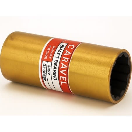 Bukula (gumeni ležaj osovine) Ø25 × Ø38.1 × 101.6 mm – mesing/guma Bukule i gumeni ležajevi