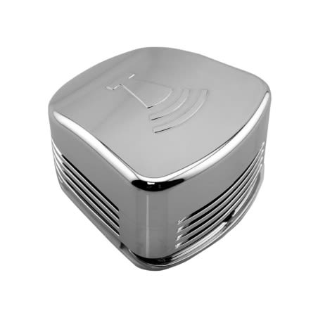 Nuova Rade kompaktna elektromagnetska sirena 12V 1.5A, 100 dB, kromirana, UV otporna Brodske sirene