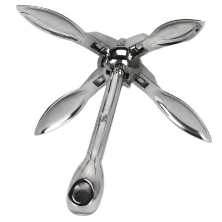 Sidro sklopivo mačak Inox 316, 0,7kg Sklopivo sidro Mačak & Rampin – Inox