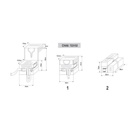 LALIZAS SOLAS/MED prsluk za spašavanje, Compact Mini, dječji, narančasti, 15–43 kg SOLAS prsluci za spašavanje