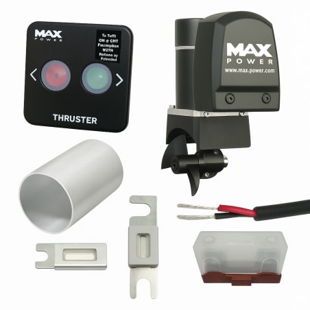MAX POWER CT25 – set tunelski thruster, 12V – 1.8(kW)/2.4(KS) – 30kgf – D110mm – Mono MAX POWER električni tunel thrusteri – ...