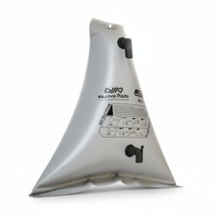 Nuova Rade fleksibilni spremnik pitke vode, trokutasti – 100 l – sivi Fleksibilni spremnici za vodu i dodaci