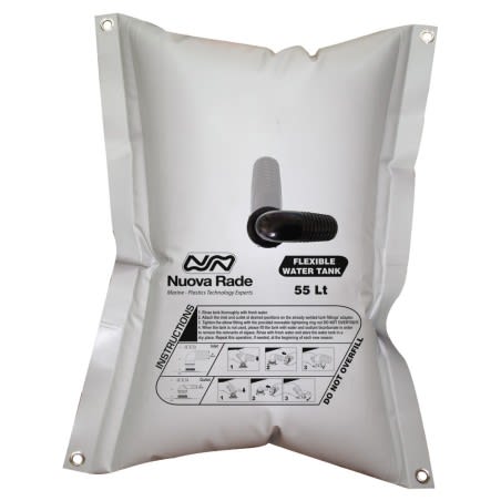 Nuova Rade fleksibilni spremnik pitke vode, pravokutni – 75 l – sivi Fleksibilni spremnici za vodu i dodaci