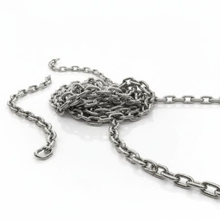 INOX sidreni lanac AISI 316 – kalibrirani D4 mm (ISO 4565 / DIN 766) INOX sidreni lanci AISI 316 DIN766 & ISO4565