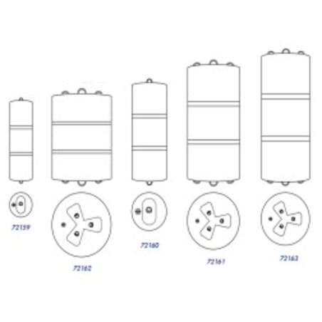 Bokobran Ocean na napuh. MAGNUS, 1600x650mm, crna Bokobrani na napuhavanje
