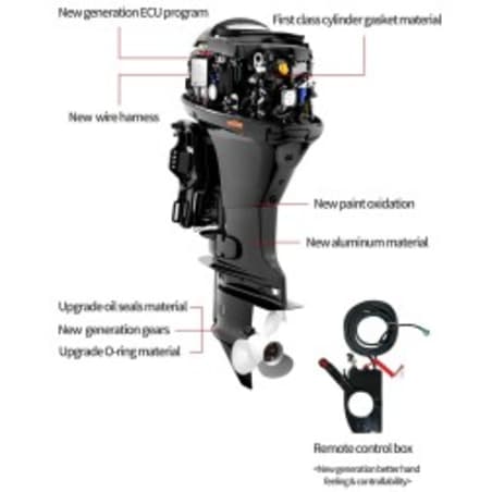 HIDEA vanbrodski motor 60 ks FUEL-T , EFI Vanbrodski motori