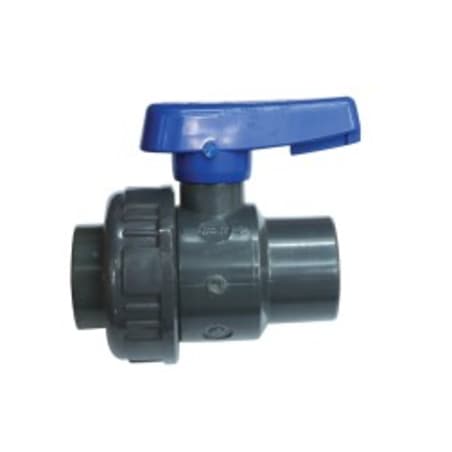Kuglasti pvc ventil (odvojiv ulaz), siva Kuglasti ventili