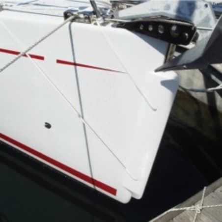 Pramčani bokobran Ocean Blade, bijela SOLID bokobrani