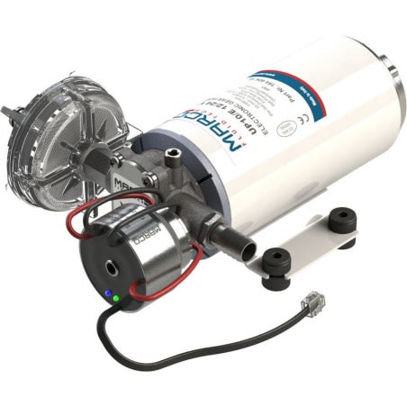 MARCO UP10/E električna zupčasta pumpa za vodu / 12–24 V / 18 l/min / 1,8 bara / 26 psi Električne pumpe za vodu