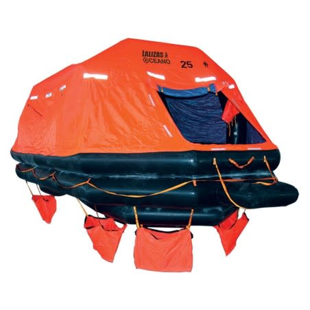 LALIZAS splav SOLAS OCEANO, Throw-overboard Self-righting, 50 osoba, canister (A) Splavi SOLAS Throw-overboard Self-righting ...