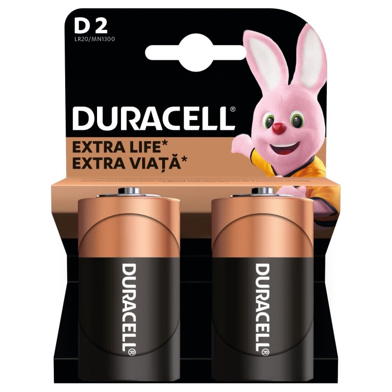 Duracell Basic D baterije K2 (2 kom) Alkalne baterije