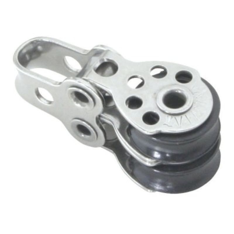 Dvostruki “micro” koloturnik Koloturnici za uže 10mm, kotačić D17mm