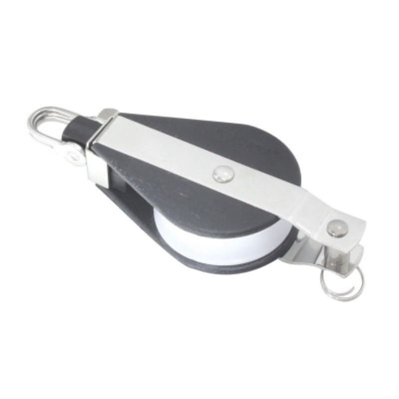 Jednostruki koloturnik sa škopcem s dva položaja i vilicom s osiguračem Koloturnici za uže 12mm, kotačić D57mm