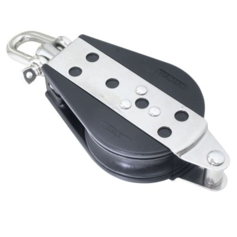 Jednostruki koloturnik sa škopcem s dva položaja i vilicom s osiguračem Koloturnici za uže 14mm, kotačić D76mm