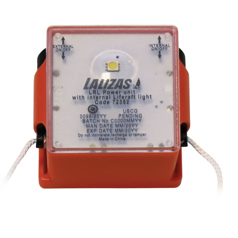 LALIZAS LRL External Life Raft Light, with 1m lead, for PU & Rubber surface, SOLAS/MED/USCG Dodaci za splavi za spašavanje