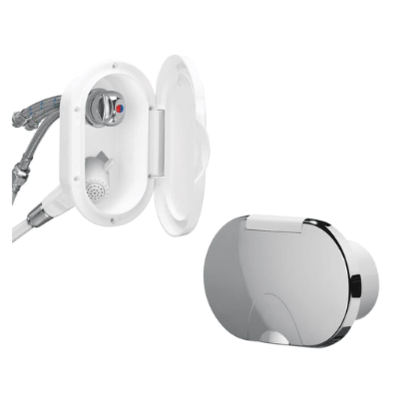 Kućište s ručicom tuša, slavinom i poklopcem Tuševi i dodaci