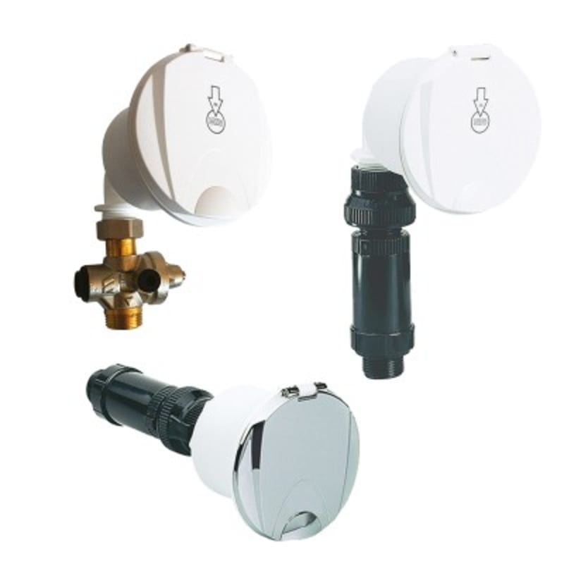 Kućište s poklopcem i priključkom za svježu vodu Slavine i dodaci