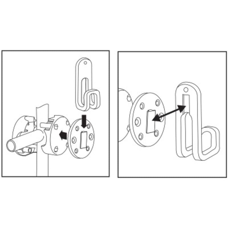 Nosač za ogradu za “Store-All” držače Držači