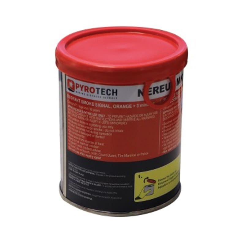 PYROTECH plutajući dimni signal, SOLAS/MED/USCG, narančasti Brodska pirotehnika