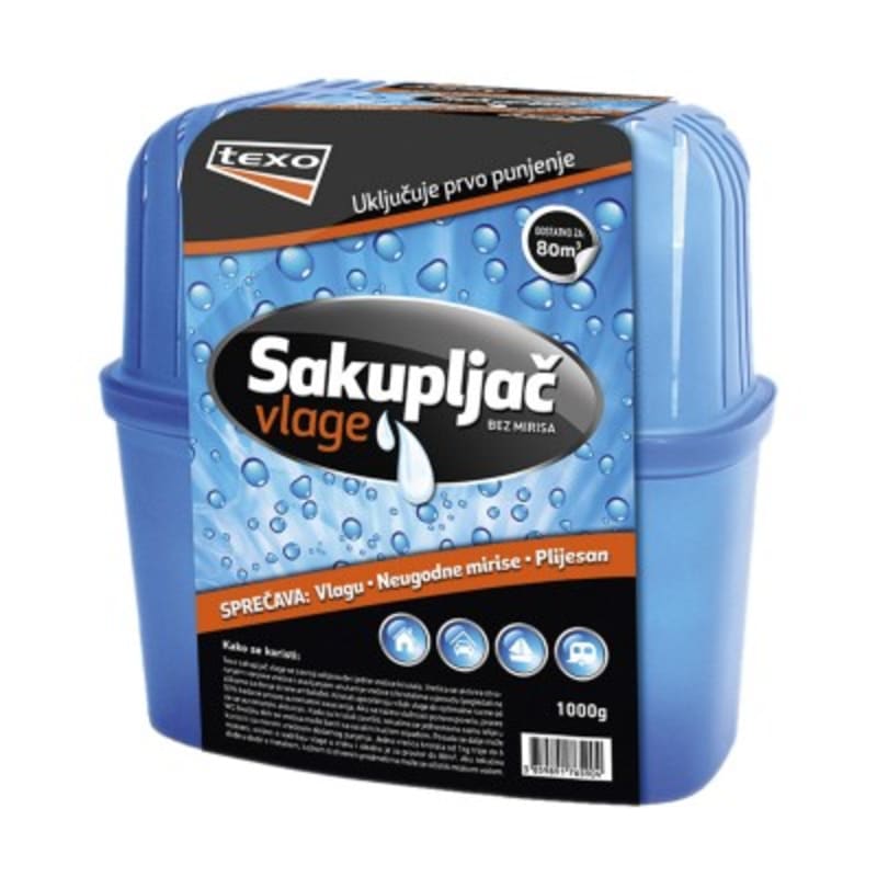 Sakupljači vlage (baza+punjenje) 450/1000g Saklupljači vlage