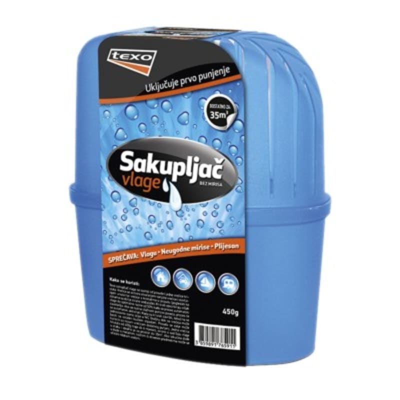 Sakupljači vlage (baza+punjenje) 450/1000g Saklupljači vlage