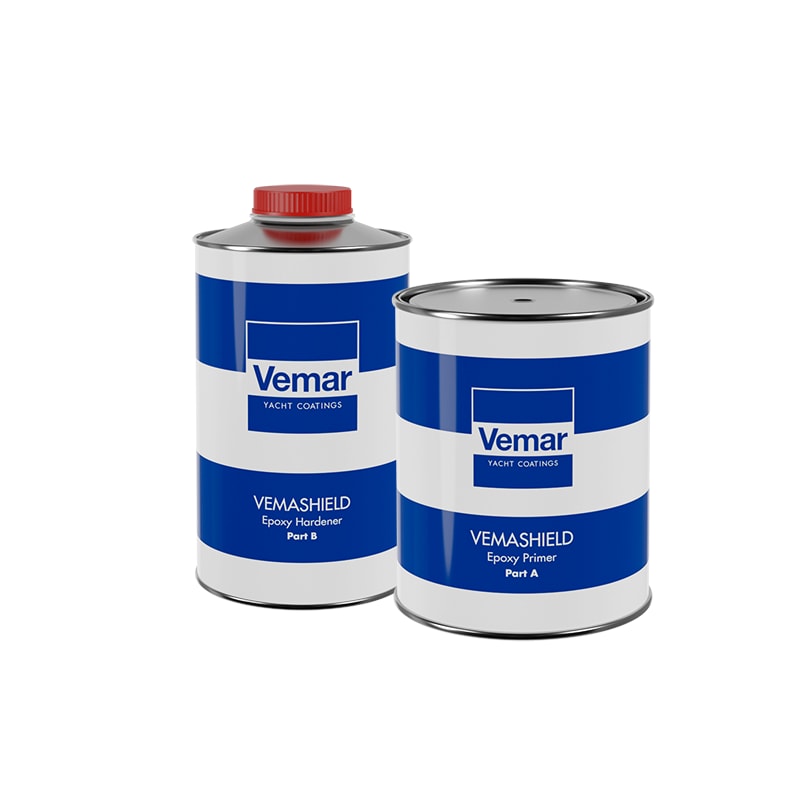 Vemar VEMASHIELD Epoxy antikorozijska temeljna boja (set A+B) Antifouling