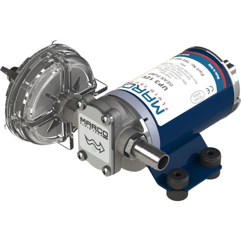 MARCO UP3 električna brončana zupčasta pumpa / 12 V / 15 l/min (4 GPM) Električne pumpe za prijenos dizela i ulja