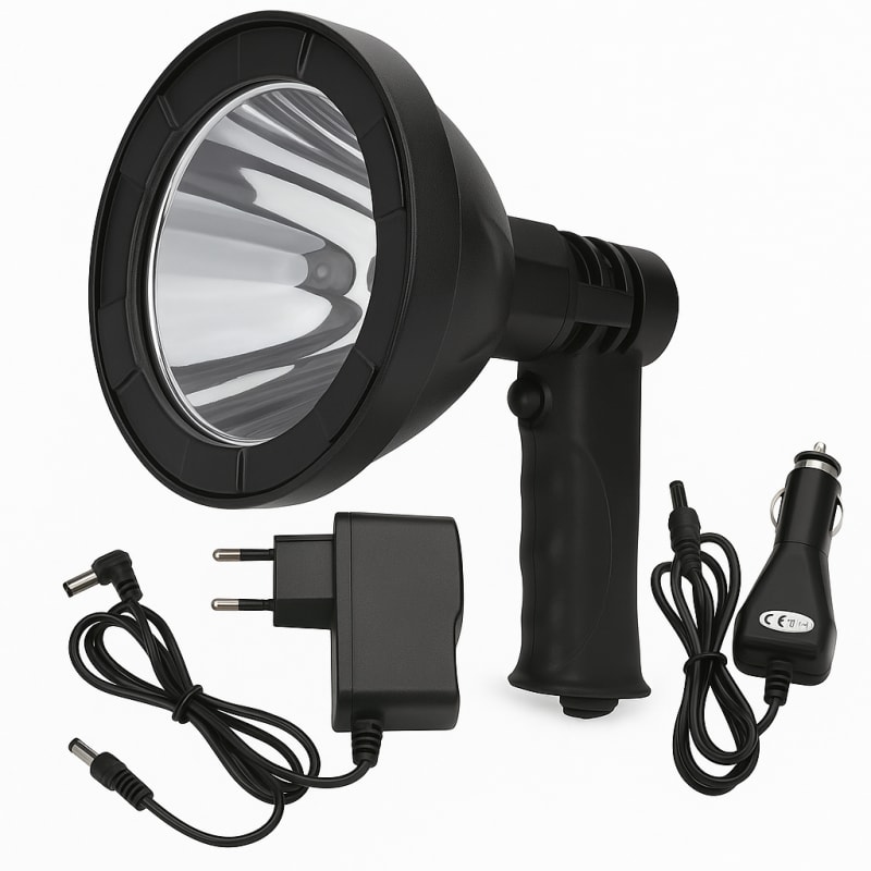 Ručni LED reflektor T61, 12/220v 10w, crna Ručne i naglavne svjetiljke