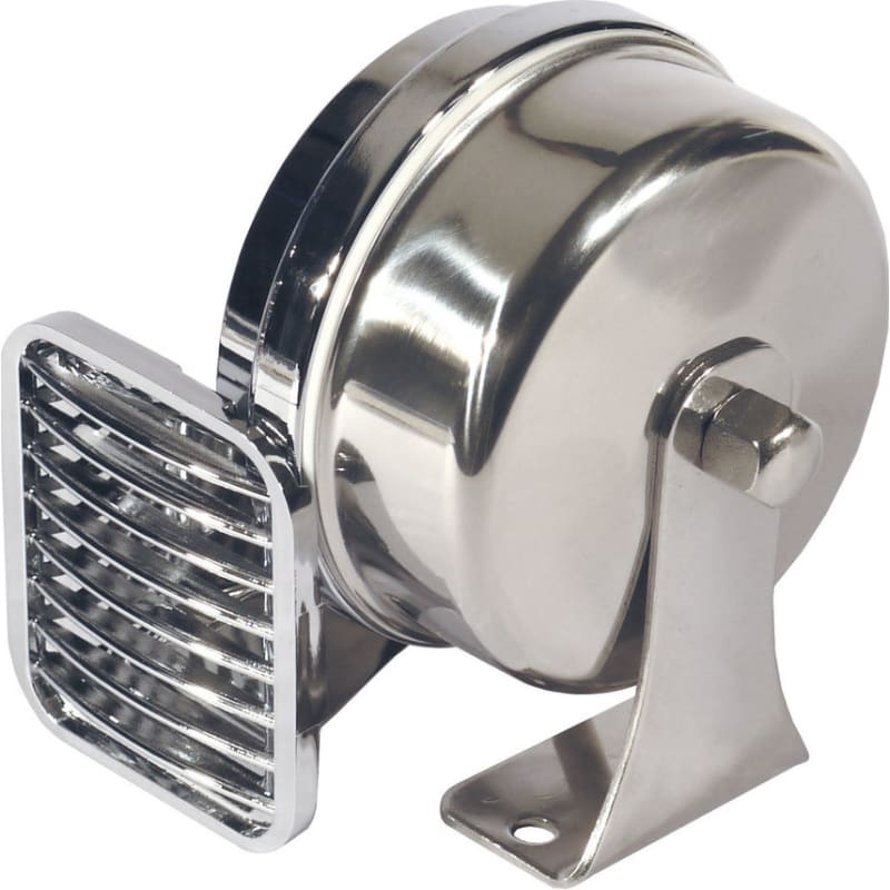 MARCO elektromagnetska sirena MT1-H, 12V 5A, 114 dB, kromirana, visoki ton Brodske sirene