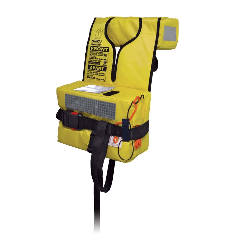 LALIZAS SOLAS/MED prsluk za spašavanje, Compact Mini, za odrasle, žuti, 43–140 kg SOLAS prsluci za spašavanje