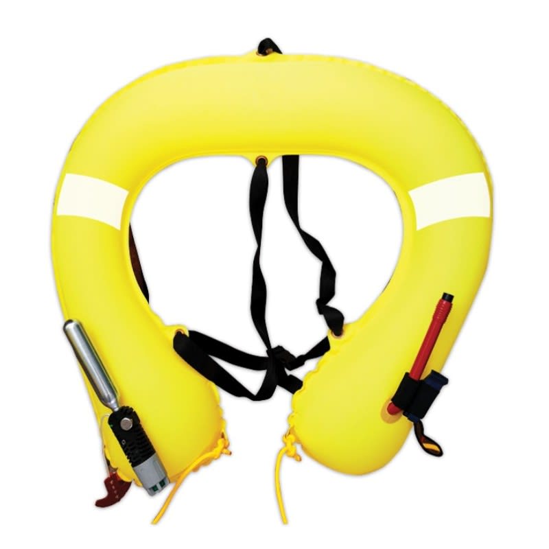 LALIZAS LifeLink MOB sustav – Danbuoy i napuhujuća potkova za spašavanje, sivi LifeLink uže i sigurnosni pojasevi