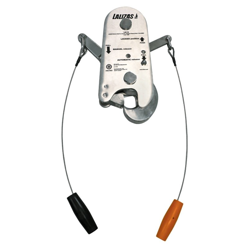 LALIZAS automatsko-ručna otpuštajuća kuka LAR 36, SOLAS/MED Dodaci za splavi za spašavanje