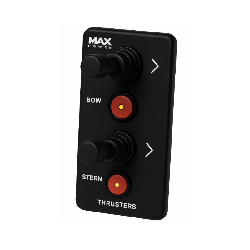 MAX POWER Joystick Double (pramčani & krmeni) za tunelske thrustere, crni Upravljačke Ploče i Daljinski Upravljači za Thruster