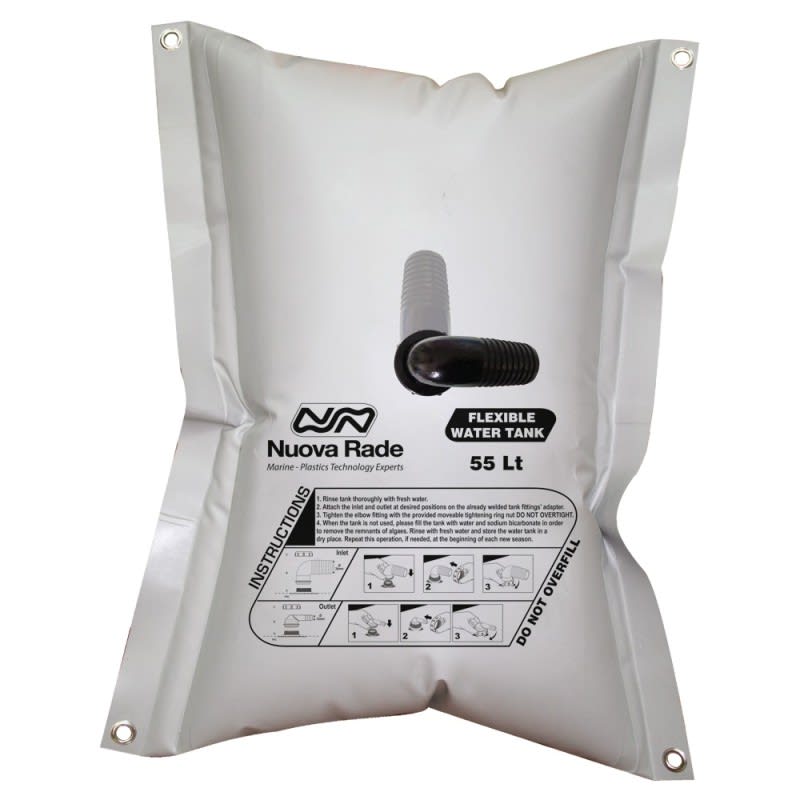 Nuova Rade fleksibilni spremnik pitke vode, pravokutni – 55 l – sivi Fleksibilni spremnici za vodu i dodaci