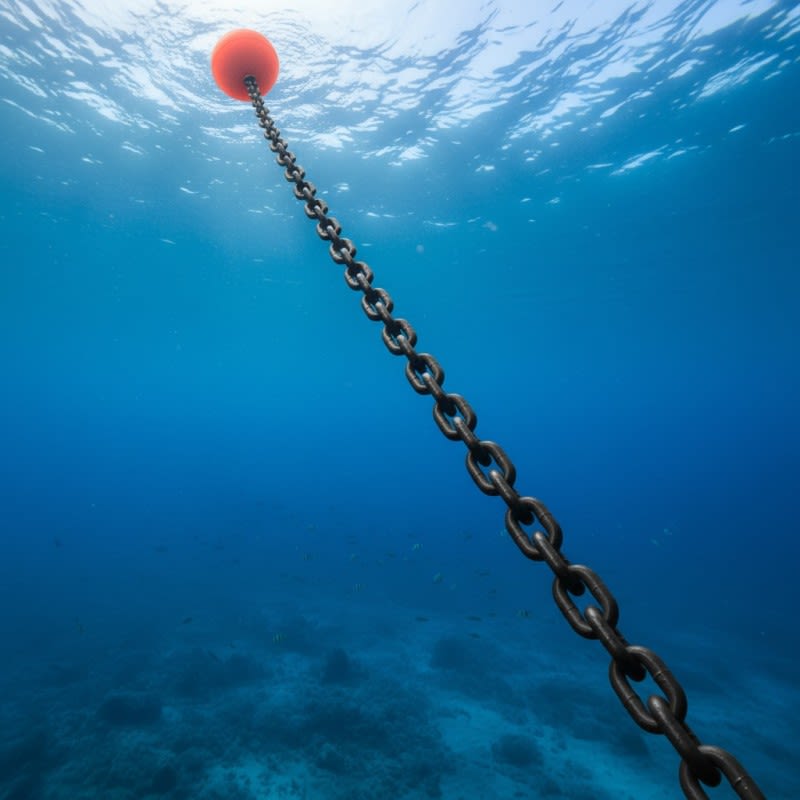 Crni sidreni lanac DIN 763 D12 × 48 mm (Primary Black) Crni sidreni lanci DIN 763 (Primary Black)