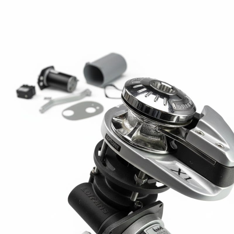 Lofrans vitlo X1 Alu 12V 500W, 6mm, niski X1 & SX1 Vertikalna sidrena vitla 500-800W