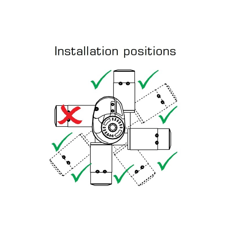Lofrans vitlo X1 Krom 12V 500-800W, niski X1 & SX1 Vertikalna sidrena vitla 500-800W