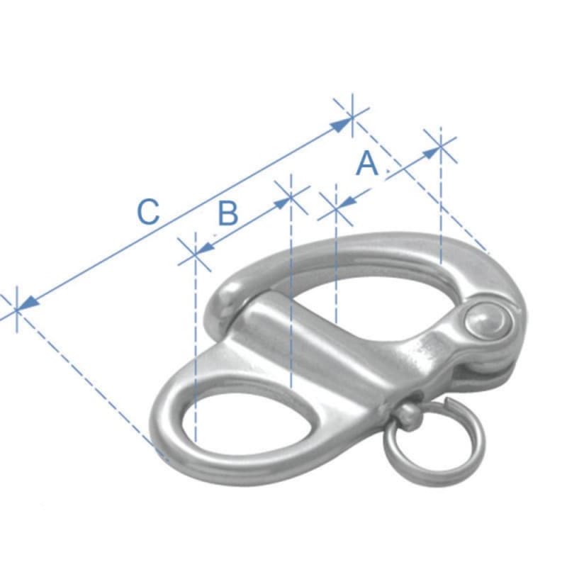 Karabin s osiguračem i okom, Inox 316 Karabini