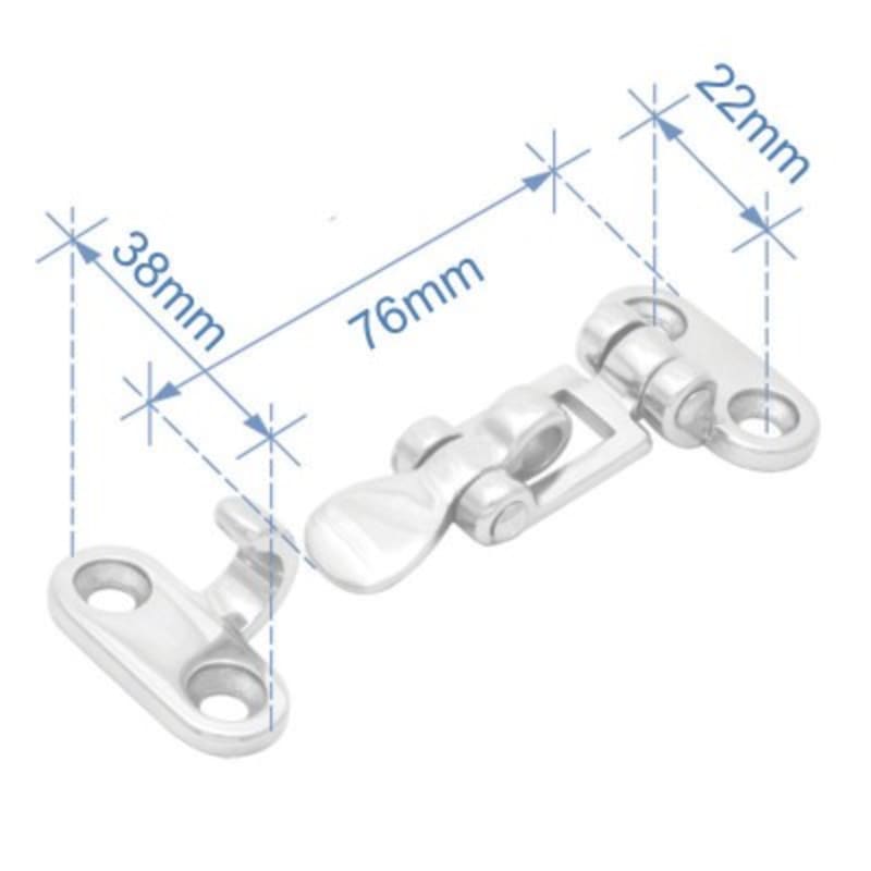Patent zatvarač vrata, Inox 316 Bravice, zasuni i kuke za vrata