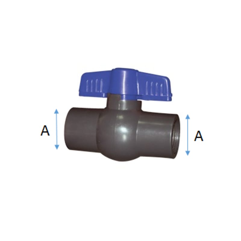 Kuglasti Ventil, PVC Kuglasti ventili