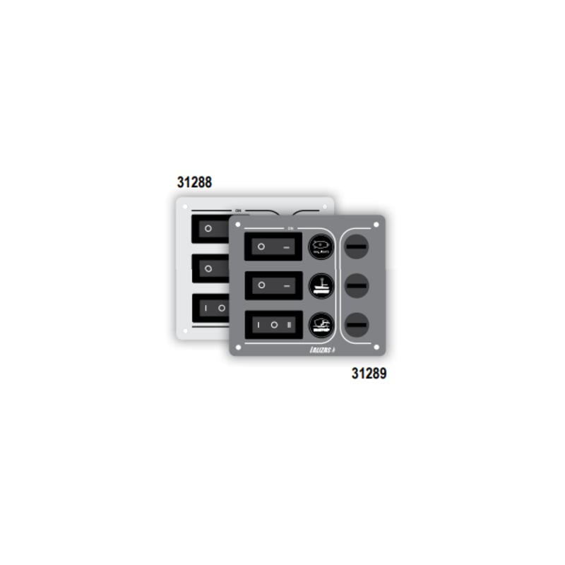 Panel SP Ultra (3,4,6,9 ili 12 prekidača), Inox 316 Paneli