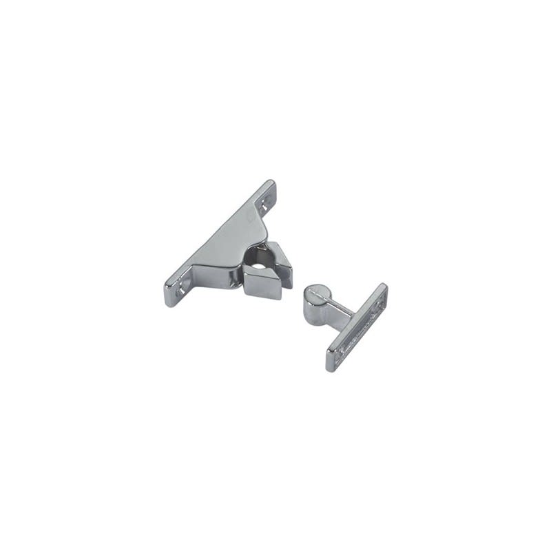 Držač vrata s oprugom, 60x13x37mm, kromirani mesing Bravice, zasuni i kuke za vrata