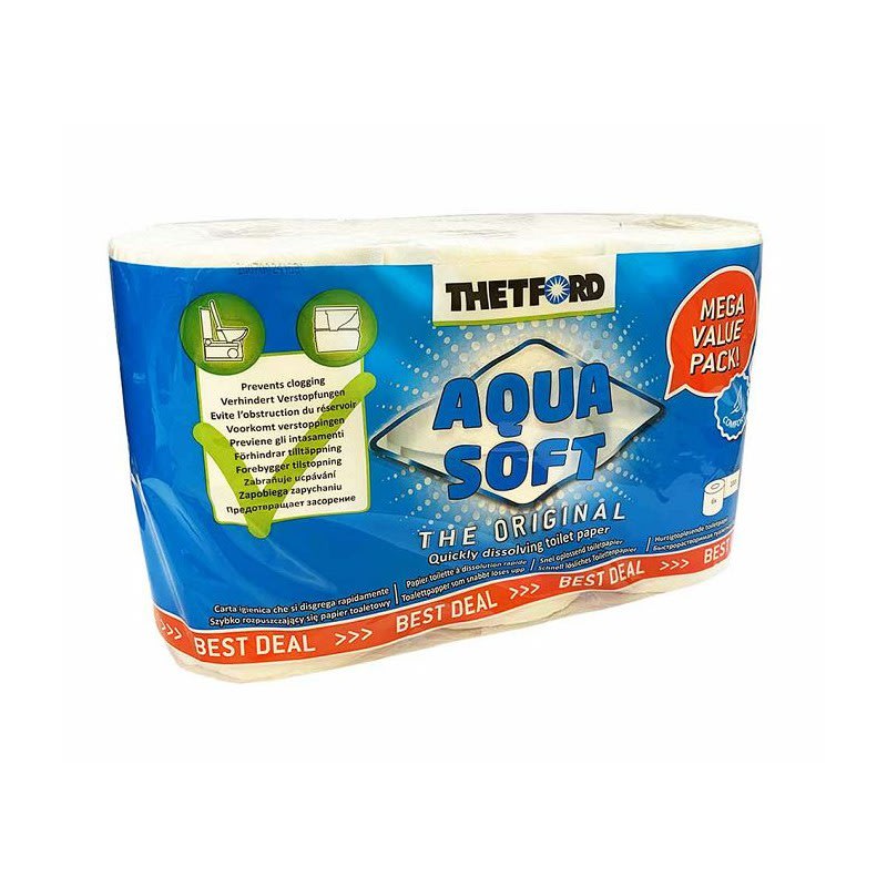 Thetford Aqua Soft toilet papir (6 rola) WC i tankovi – čišćenje i tretman