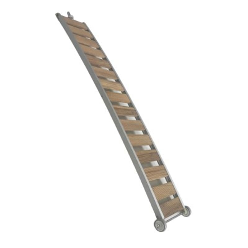 Pasarela drvena s aluminijskim okvirom 190x38cm Pasarele