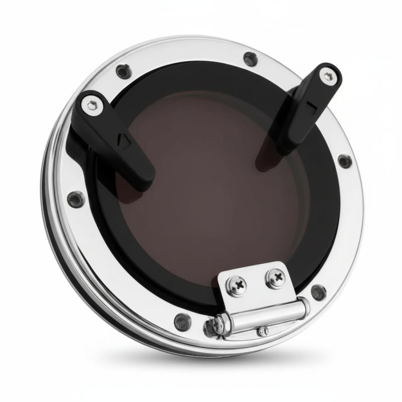 Bočni prozor okrugli 157 mm / ugradbeni otvor 126 mm, Inox AISI 316 Sve Kategorije