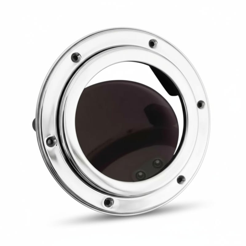 Bočni prozor okrugli 157 mm / ugradbeni otvor 126 mm, Inox AISI 316 Sve Kategorije
